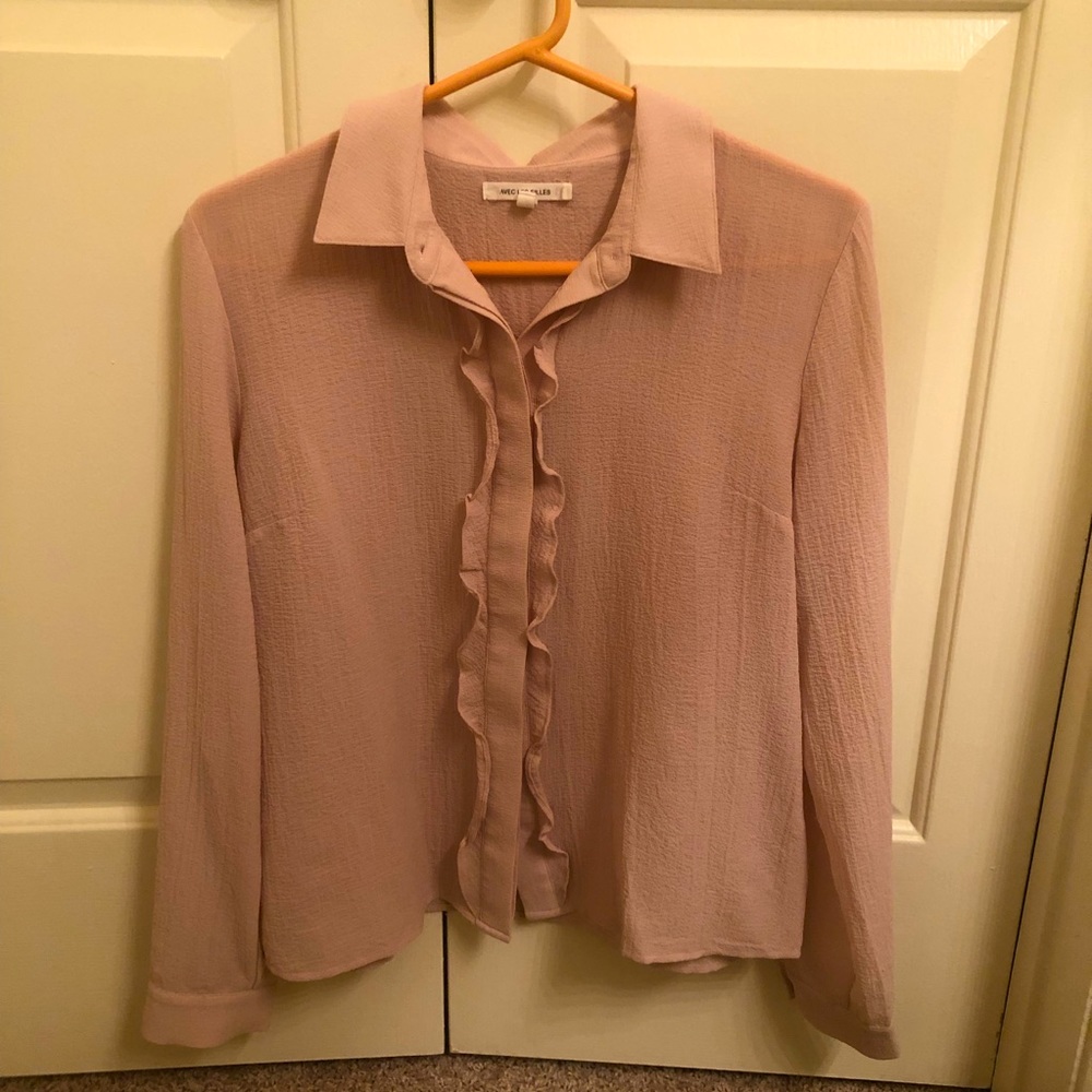 Gauzy Pink Blouse